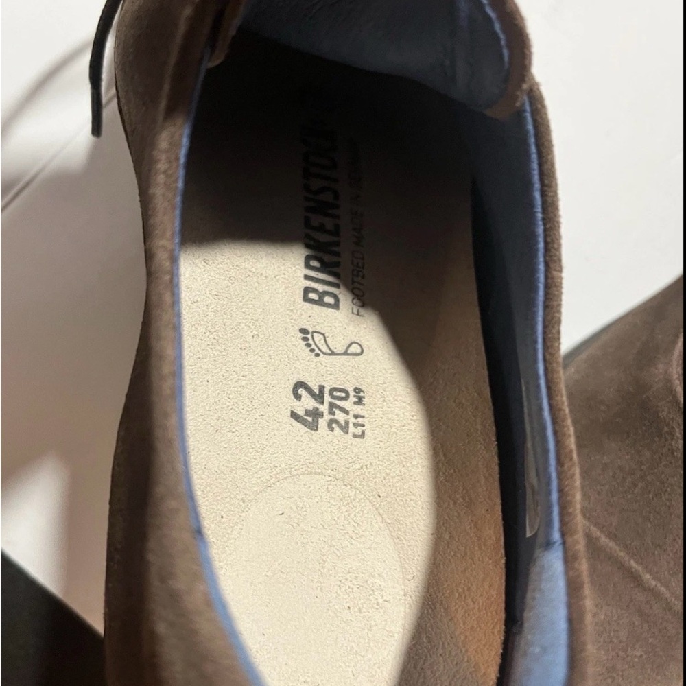 NEW Birkenstock Dalen Mocha Suede Oxford Shoes EU42 REG NIB Men 9 Wom 11 - Picture 5 of 6